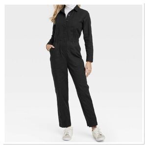 Women’s Long Sleeve Button Front Coveralls Universal Thread